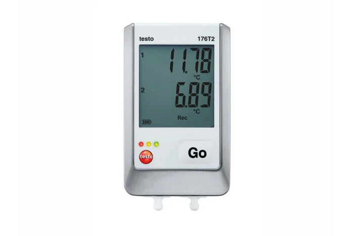 Testo 176 T2 - Datalogger de temperatura con dos canales, resol: 0,01 °C