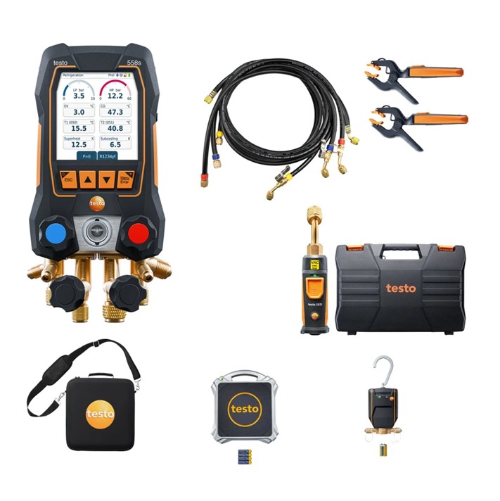 Testo 558s - Set profesional para bombas de calor, cod: 0564 5010