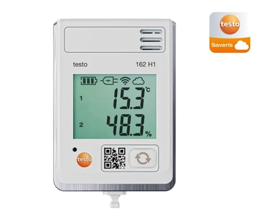 Testo 162-H1 - Registrador WiFi de temperatura y humedad
