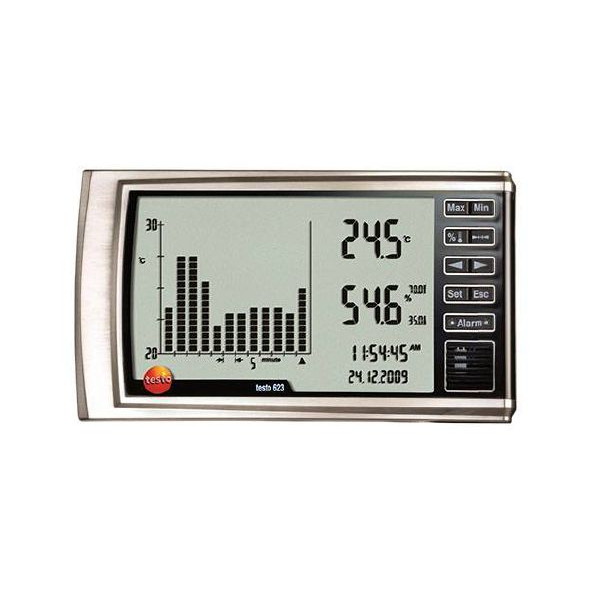 Testo 623 Termohigrómetro - Con gráfico de tendencia