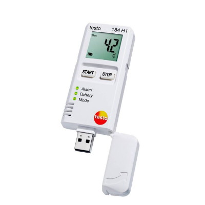 Testo 184 H1 - Monitor de humedad y temperatura para medios de transporte