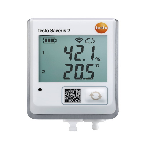 [0572 2035] Testo Saveris 2-H2 - Registrador WiFi de temperatura y humedad con conexión para sonda externa